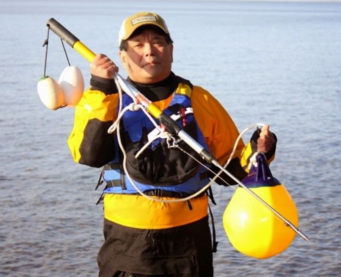 Halibut harpoon technique